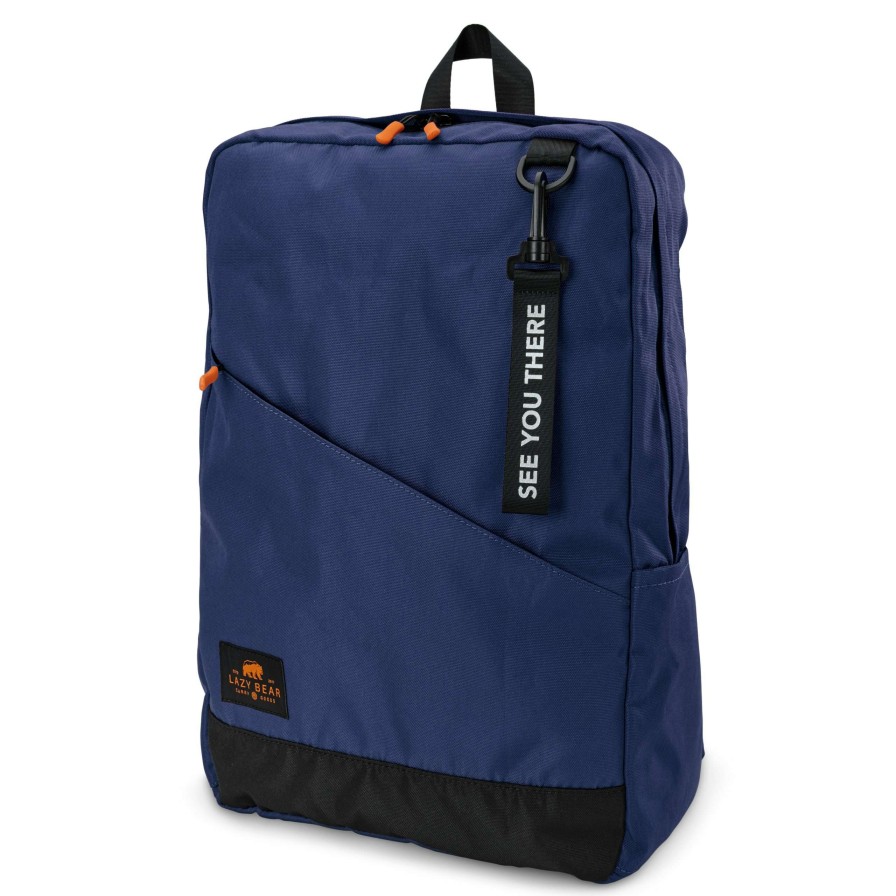 Bags * | Coupon Lazy Bear Foldable | Deep Blue Limited Edition Backpack