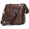 Bags * | Deals Delton Bags Dark Brown Leather Satchel Bag