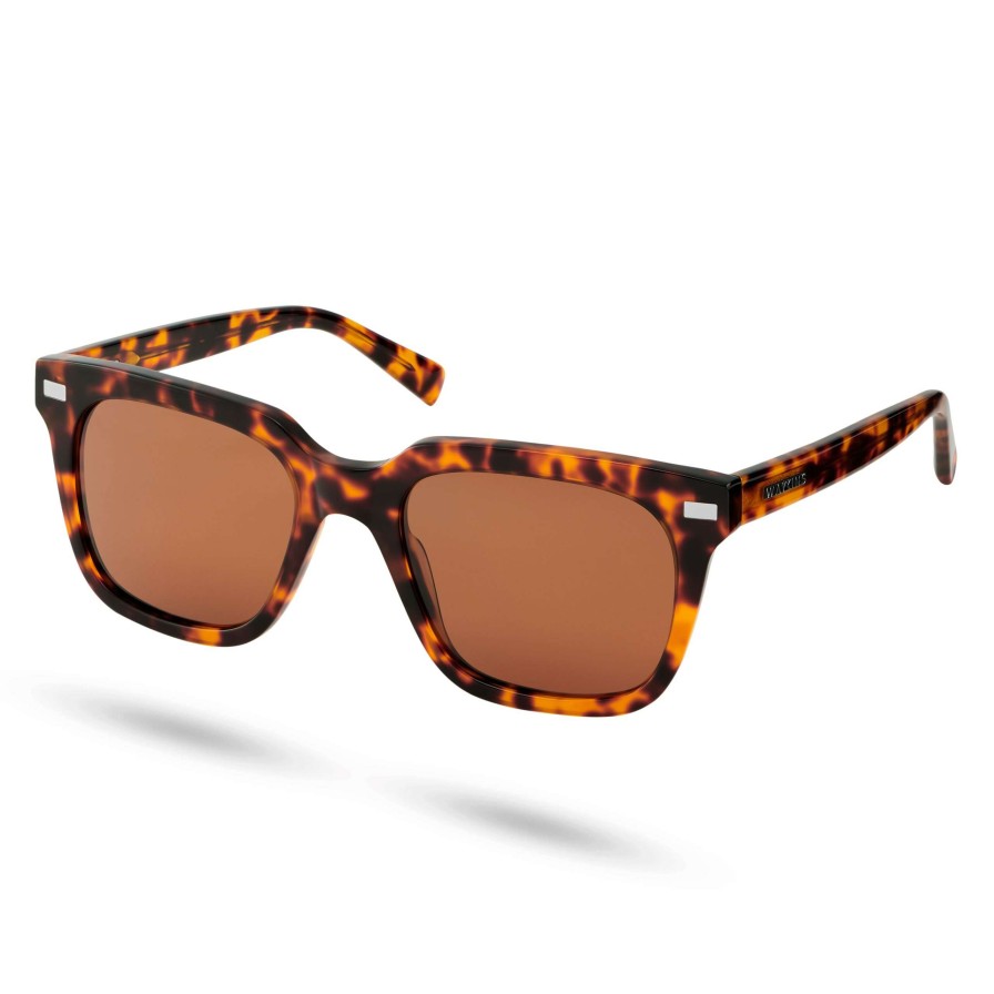 Sunglasses * | Buy Waykins Thea | Tortoise Shell & Brown Polarised Sunglasses