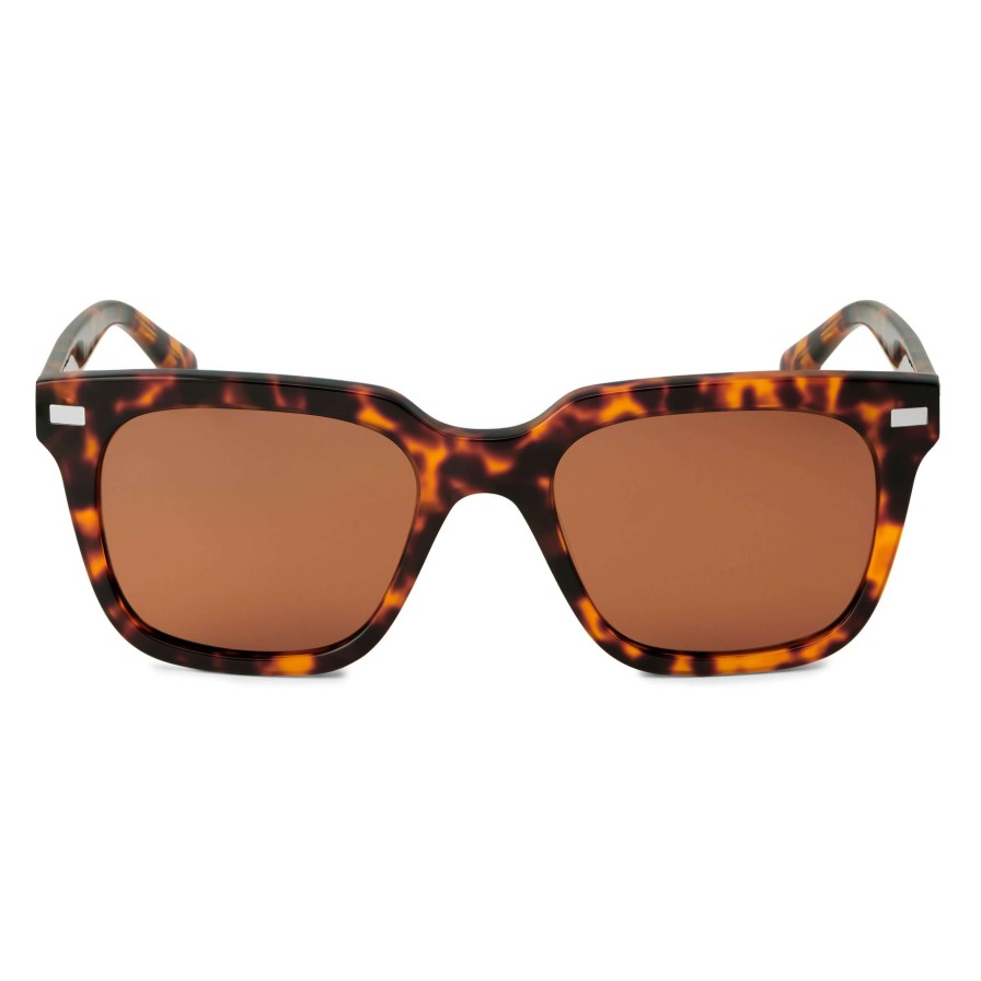 Sunglasses * | Buy Waykins Thea | Tortoise Shell & Brown Polarised Sunglasses