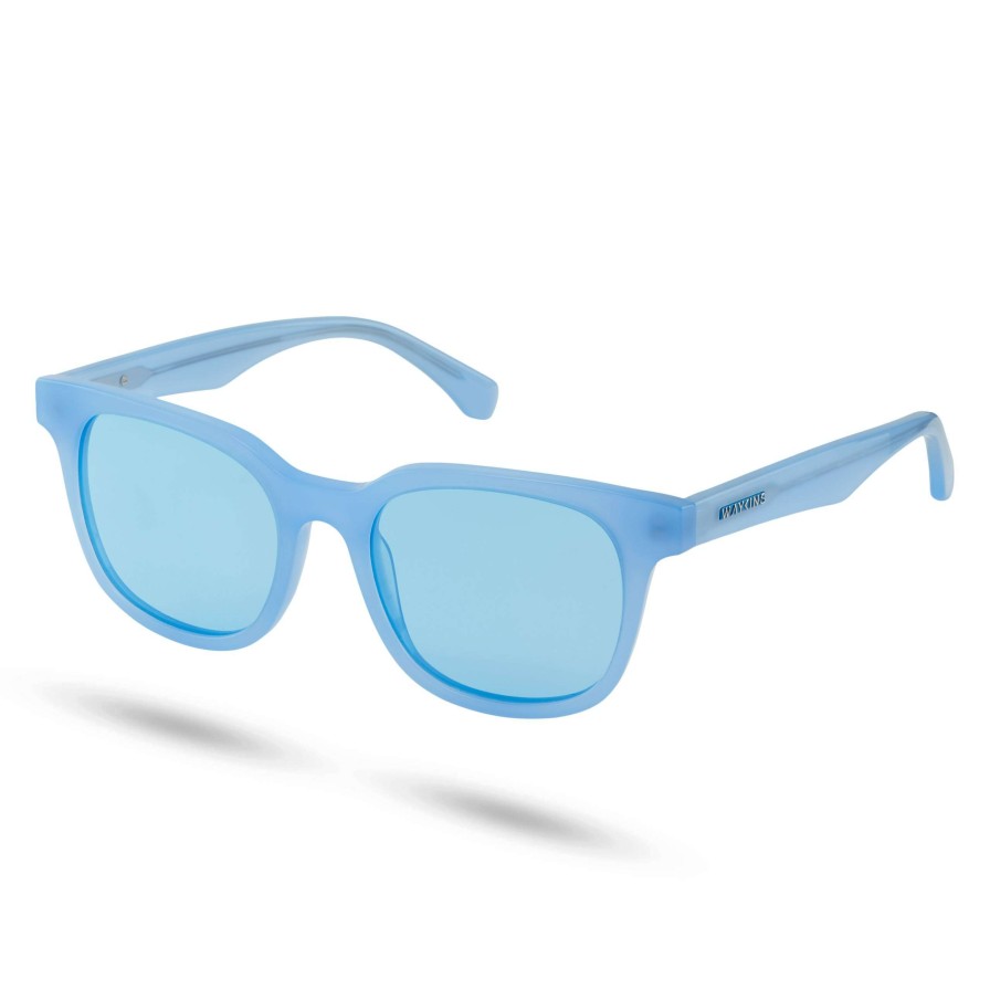 Sunglasses * | Budget Waykins Thea | Light Blue Polarised Sunglasses