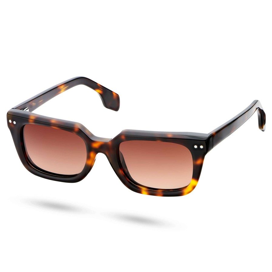 Sunglasses * | Cheapest Sidegren Tortoise Shell & Apricot Polarised Horn Rimmed Sunglasses