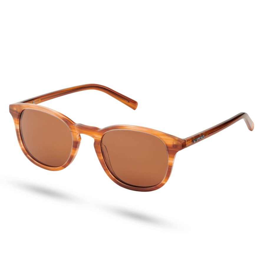 Sunglasses * | Best Pirce Waykins Thea | Cognac & Terracotta Polarised Sunglasses