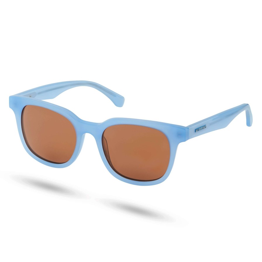 Sunglasses * | Coupon Waykins Thea | Light Blue & Terracotta Polarised Sunglasses