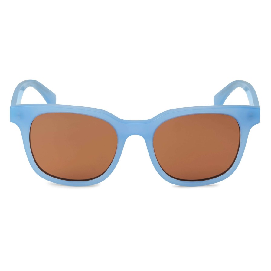 Sunglasses * | Coupon Waykins Thea | Light Blue & Terracotta Polarised Sunglasses