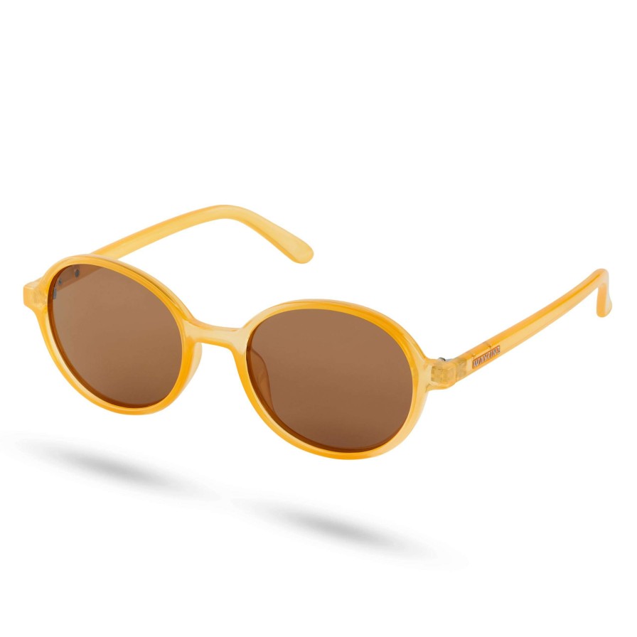 Sunglasses * | Cheapest Waykins Thea | Yellow & Terracotta Polarised Sunglasses