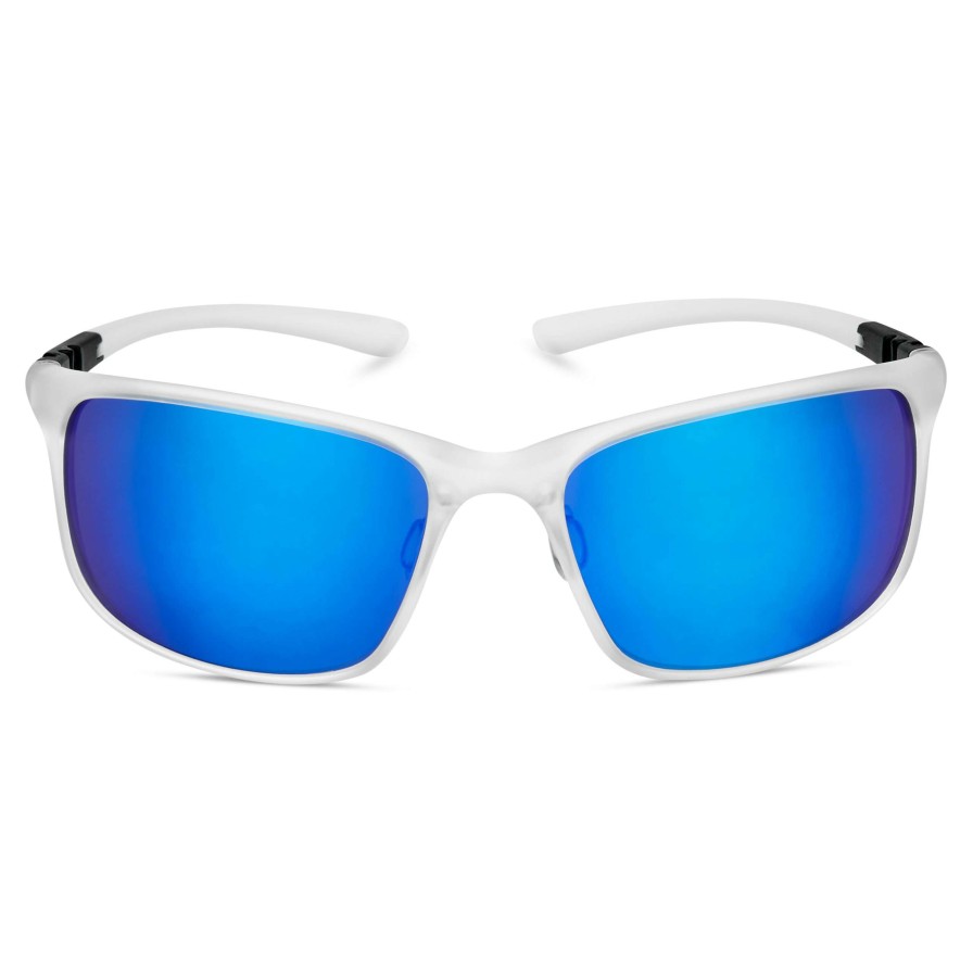 Sunglasses * | Brand New Waykins Clear & Blue Sport Sunglasses