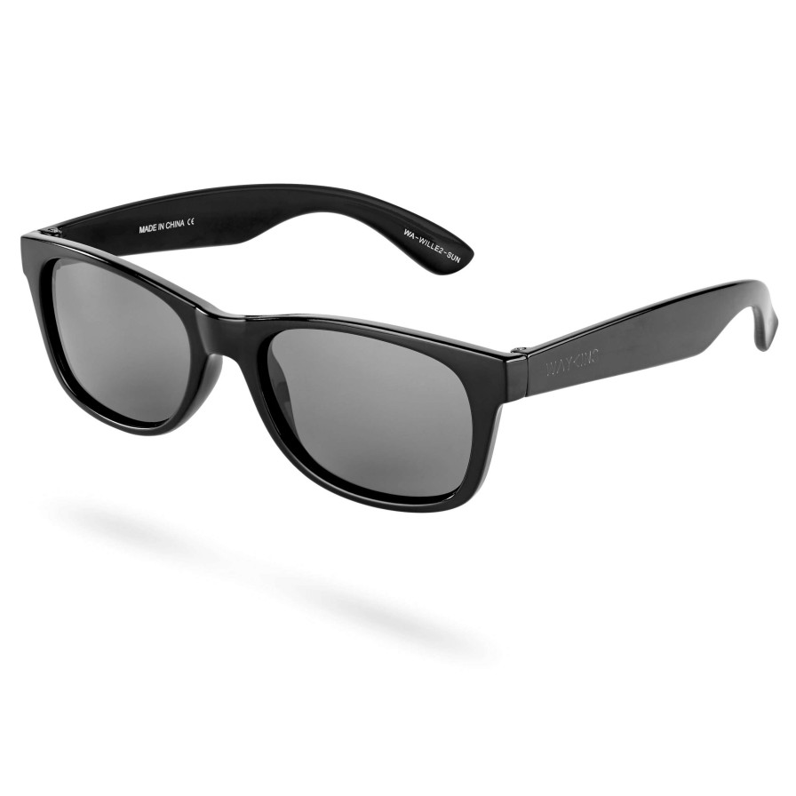 Sunglasses * | Best Sale Waykins Vista | Black & Camouflage Grey Polarised Sunglasses