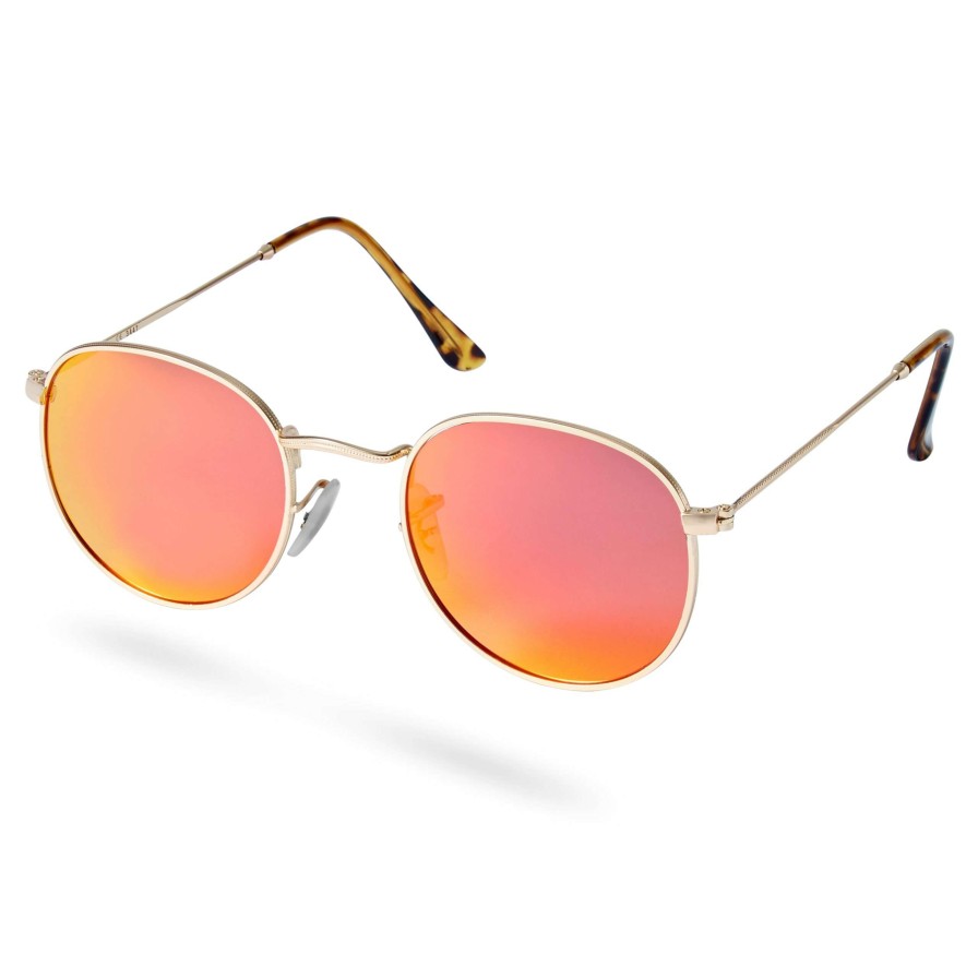 Sunglasses * | Budget Paul Riley Dandy Pink Polarized Round Sunglasses