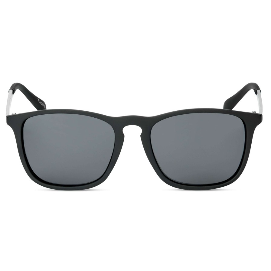 Sunglasses * | Best Reviews Of Waykins Ambit | Black & Grey Sunglasses